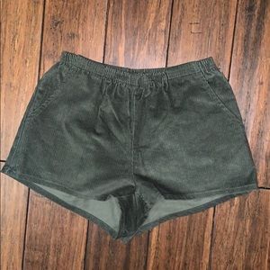 Urban renewal corduroy shorts